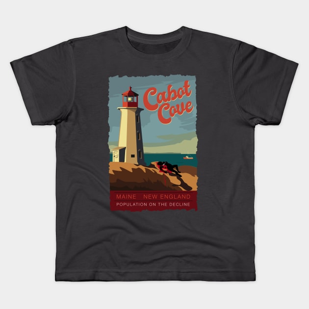 Cabot Cove Kids T-Shirt by BOEC Gear